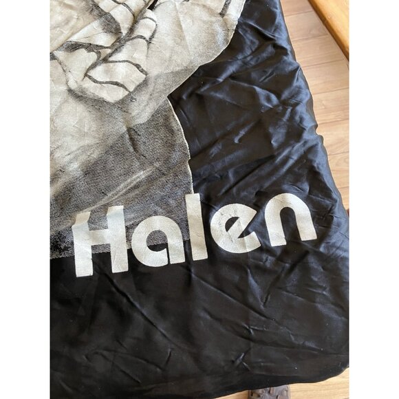 Vintage Black Flag/Banner Silk Wall Tapestry - Eddie Van Halen - Picture 5 of 14